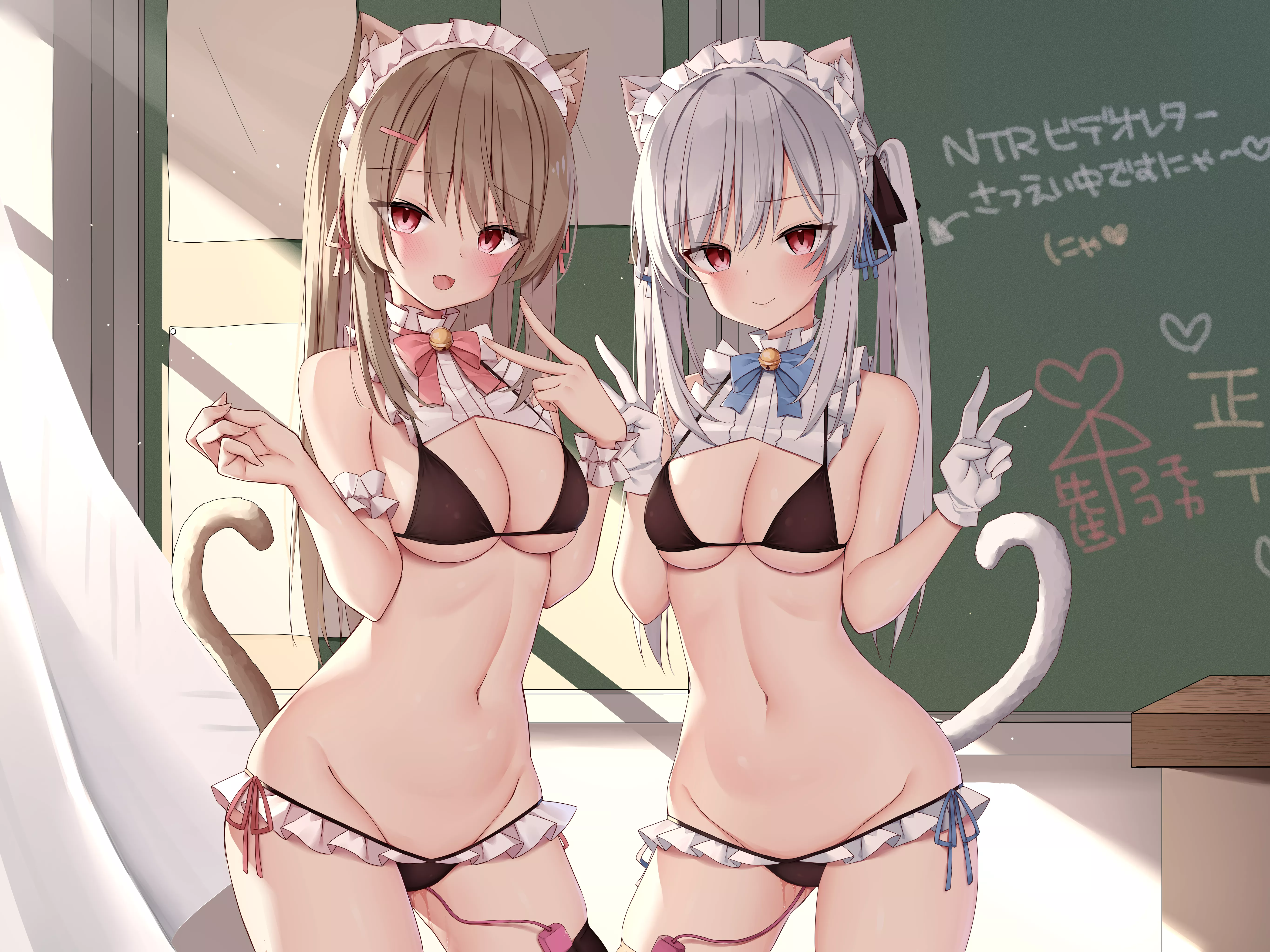 图片[2]-【A2238】うわきネコ ～純情浮気ネコメイド姉妹の合意密着囁き寝取られ報告&寝取り返し～ – RJ361840-光辉ACG