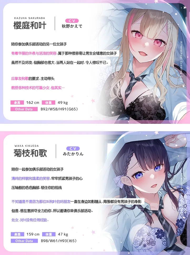 图片[2]-【A2250v】下课后陪睡俱乐部～在双JK和叶和和歌的胸枕上舒服地休息～ 简体中文版 – RJ01088442 中文视频字幕-光辉ACG